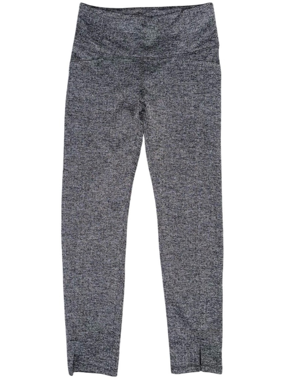 ATHLETA Gray Black Herringbone Mercer Tight High Rise Stretch Leggings Womens XS